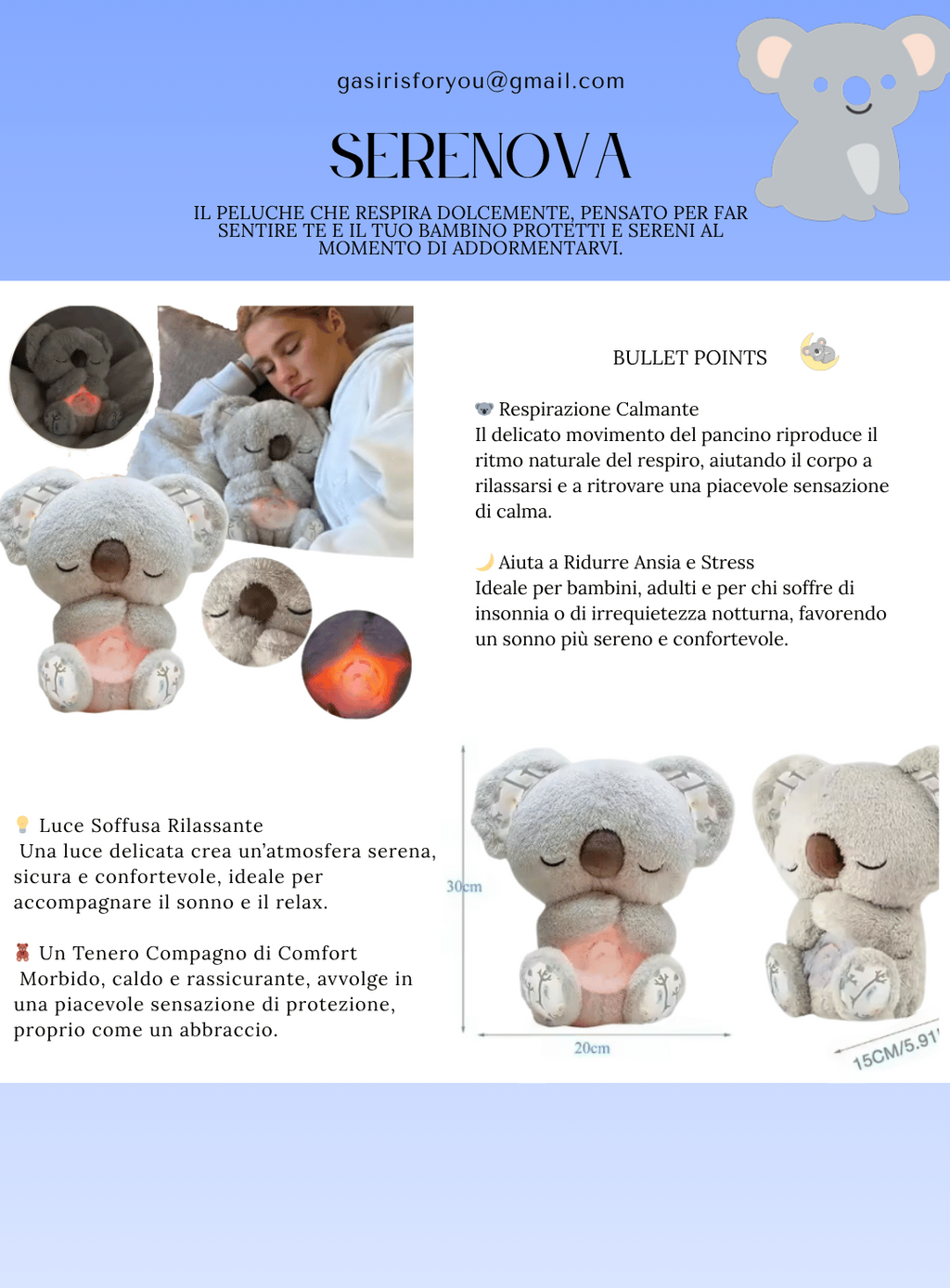 SERENOVA Il koala che respira