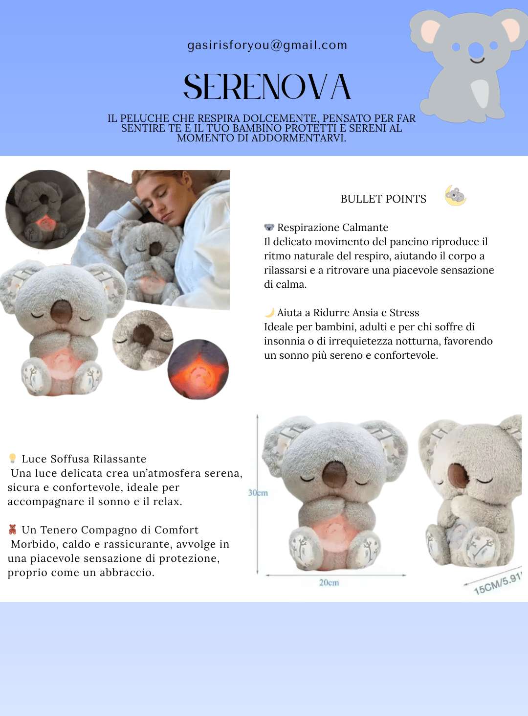 SERENOVA Il koala che respira